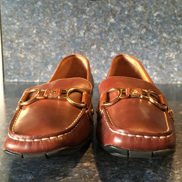 Cole Haan British Tan Leather TREVA AIR Loafer 10 - Picture 3 of 8